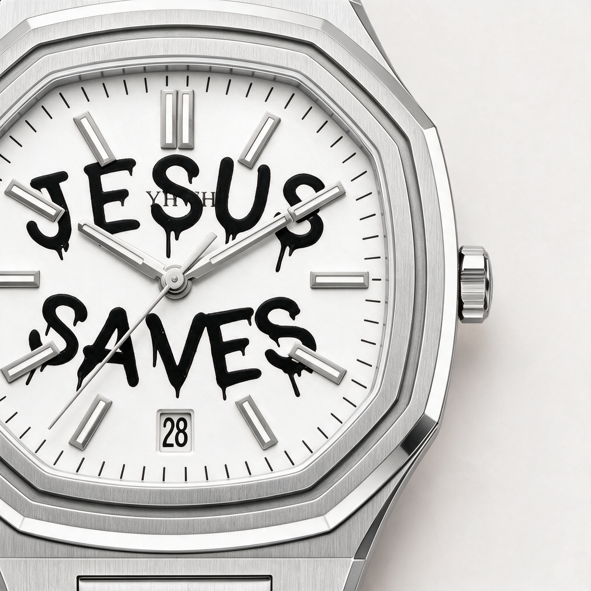 Herrenuhr Jesus rettet - Fidelis