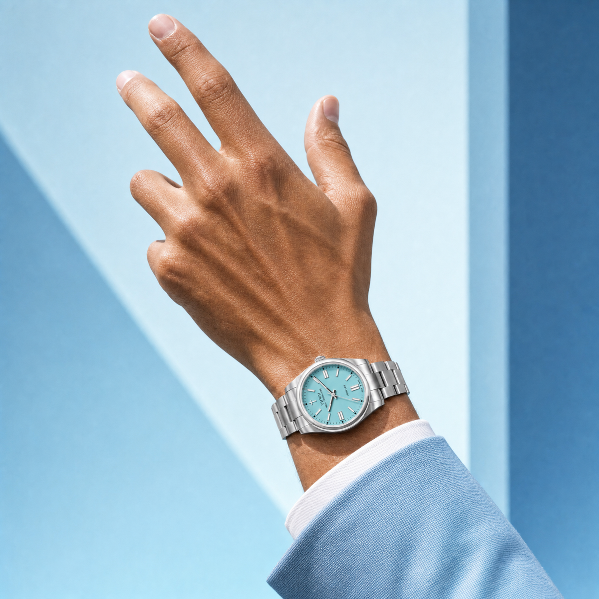 Herrenuhr Weg, Wahrheit, Leben - Tiffanyblau - Fidelis