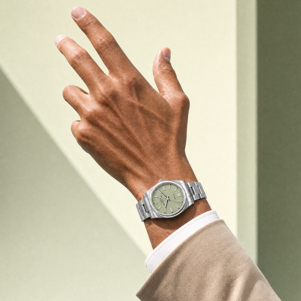 Herrenuhr Weg, Wahrheit, Leben - Pistaziengrün - Fidelis