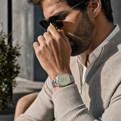 Herrenuhr Weg, Wahrheit, Leben - Pistaziengrün - Fidelis