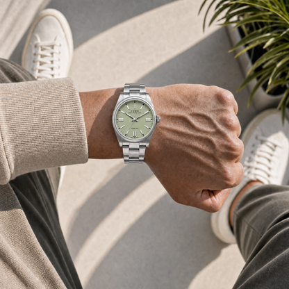 Herrenuhr Weg, Wahrheit, Leben - Pistaziengrün - Fidelis
