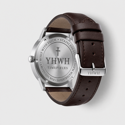 Herrenuhr Johannes 8:12 - Lederarmband - Fidelis