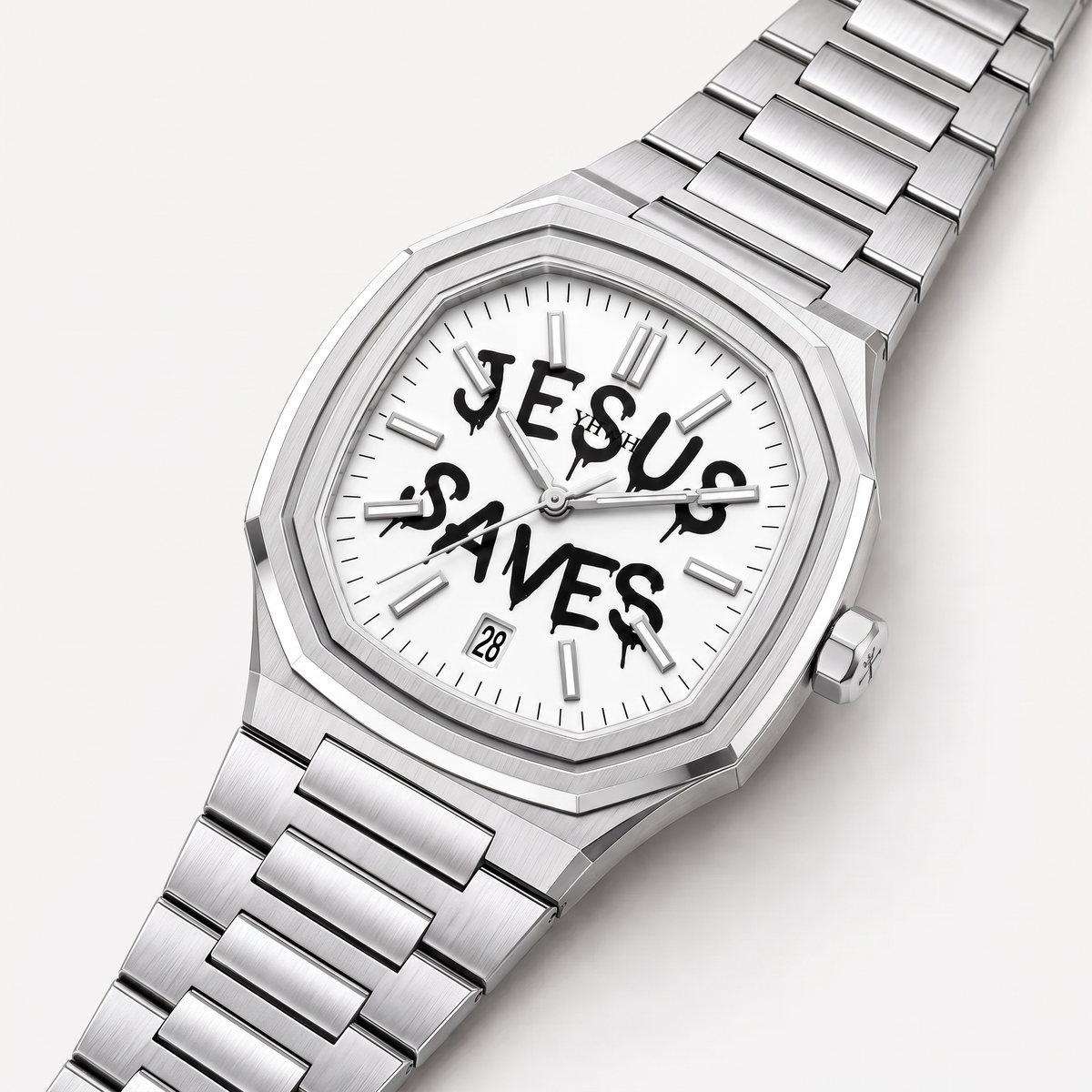 Herrenuhr Jesus rettet - Fidelis