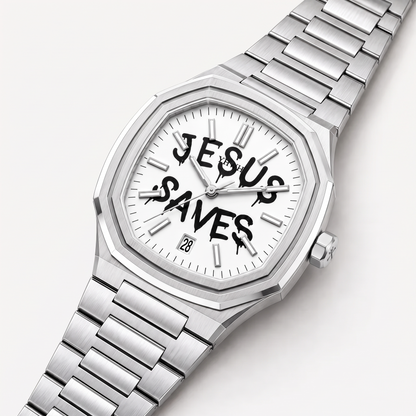 Herrenuhr Jesus rettet - Fidelis